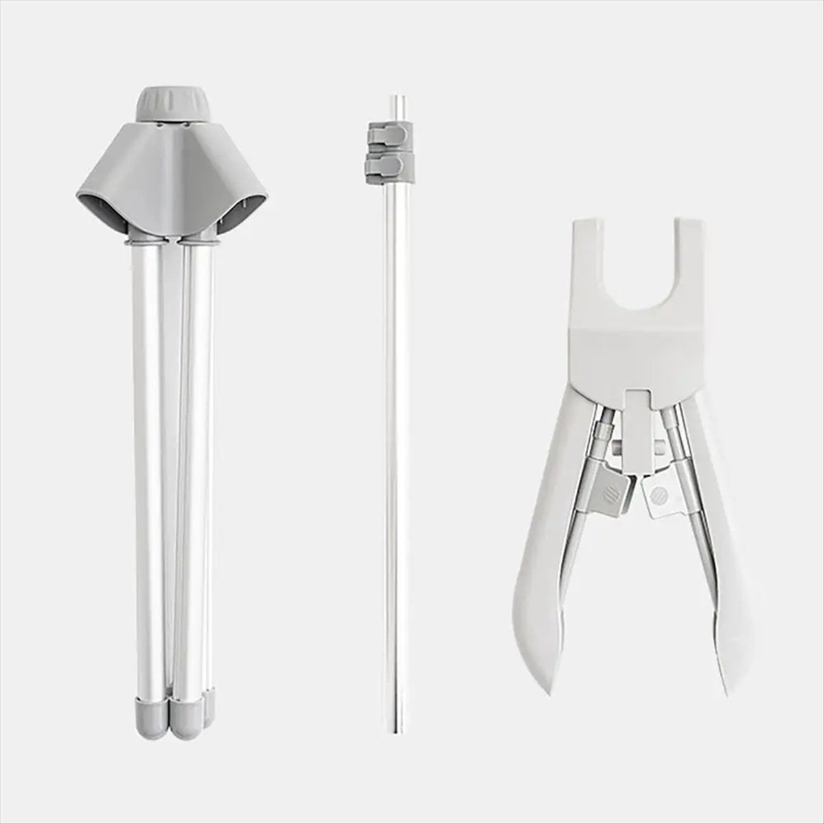 Display Stand Clothes Hanger Garment Foldable Tripod Steamer Rack Cloths Iron Hanging Stand Clothing Drying Rack Black