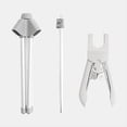 thumbnail image 7 of Display Stand Clothes Hanger Garment Foldable Tripod Steamer Rack Cloths Iron Hanging Clothing Drying Black, 7 of 7