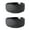 Black, variant on 2 Pack Salad Bowl, Large Serving Bowl Set, Deep Bowl for Kitchen, Ceramic Bowl Set for Soup, Cerea，Dishwasher & Microwave Safe, Easy Clean - White