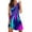 Blue Womens Dresses 80, variant on Sundresses for Women Casual Summer - Beach Dresses for Women Casual Summer Sleeveless Knee Length Midi Dress Boho Floral Strappy Halter Neck Tunic Dress