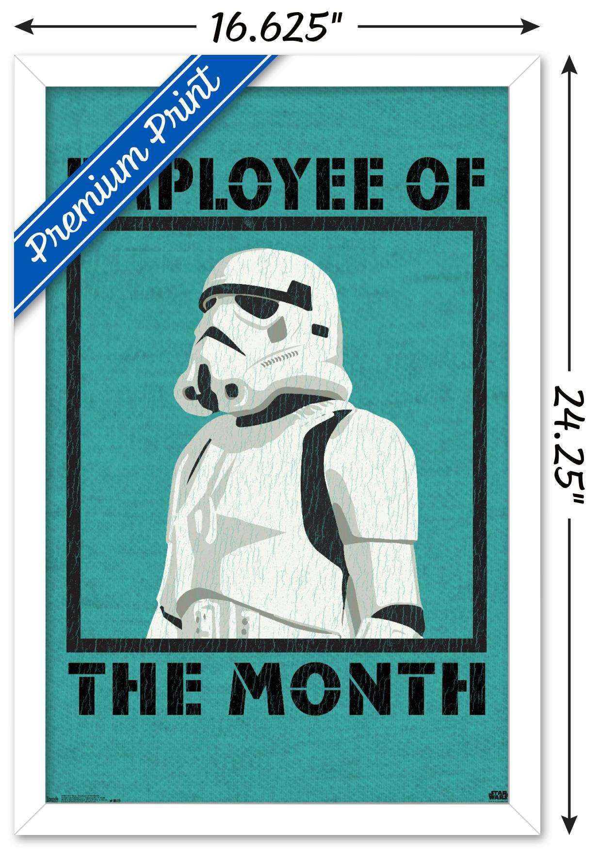 Star Wars: Saga - Employee Of The Month Wall Poster, 14.725" x 22.375", Framed