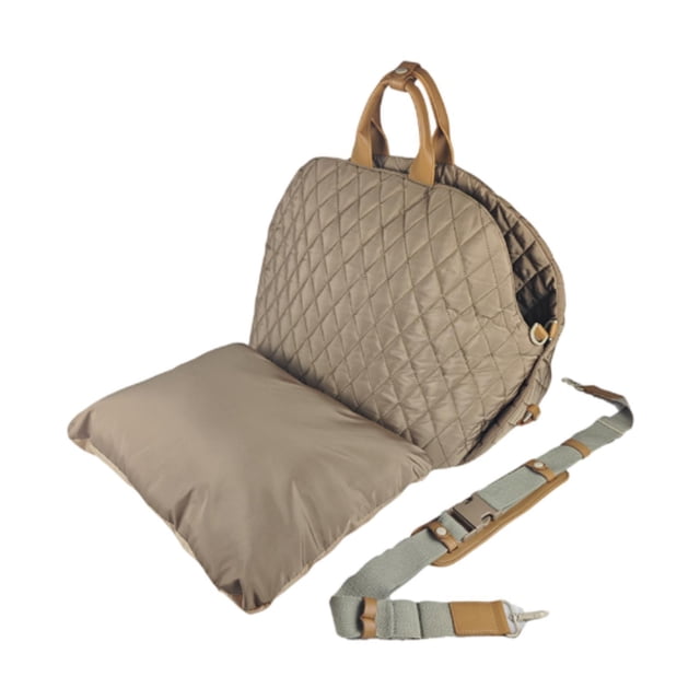 Bolso de viaje para perros gato bolso de transporte saliente para gatos pequeños y medianos gatito de Camello