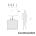 thumbnail image 3 of Golden Lighting Winslett 4-light Vanity in Matte Black, 3 of 6