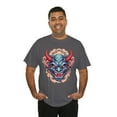 thumbnail image 3 of TipsyBee Oni Mask Unisex Heavy Cotton Tee, 3 of 4