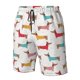 thumbnail image 4 of Fotbe Dachshund Dog Puppy Trajes de Baño Estampados para Hombre, Shorts de Verano de Secado Rápido, Ropa de Playa, Bañadores-XX-Large, 4 of 6