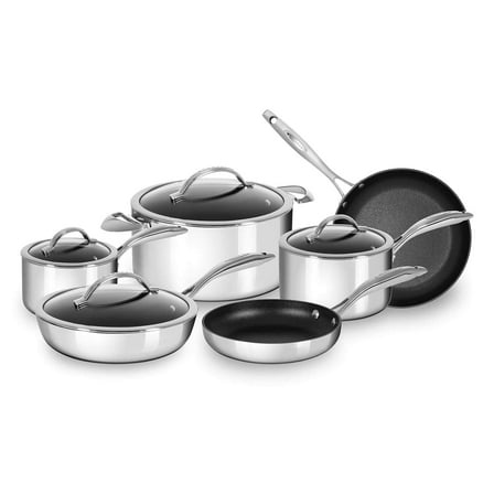 Scanpan Stainless Steel HaptIQ Aluminum 10-Piece Cookware Set - 6001100000