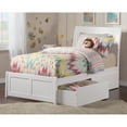 thumbnail image 3 of Portland Platform Bed with Matching Foot Board with Twin Size Urban Trundle Bed, Multiple Colors, Multiple Sizes, 3 of 11