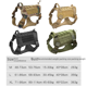 thumbnail image 4 of Chaleco táctico de nailon con cuerda de tracción para el pecho y la espalda para mascotas, ropa para entrenamiento militar al aire libre para perros, 4 of 6