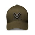 thumbnail image 2 of Vortex Optics Mens Flexfit Logo Hat Small/Medium Olive Drab, 2 of 3