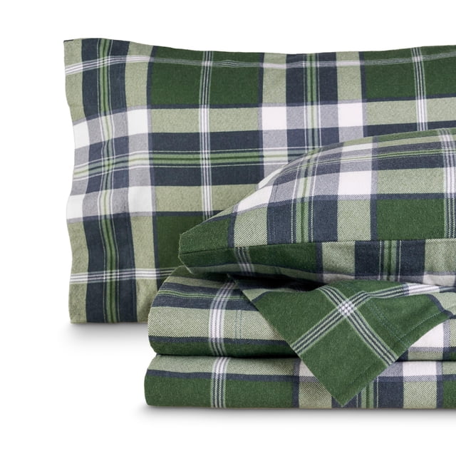 Juego de sábanas Bare Home de franela de algodón 100% algodón Twin XL