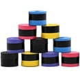 thumbnail image 3 of Paquete de 10 empuñaduras para raquetas de tenis multicolores antideslizantes y que absorben el sudor para tenis, bádminton y squash, 3 of 6