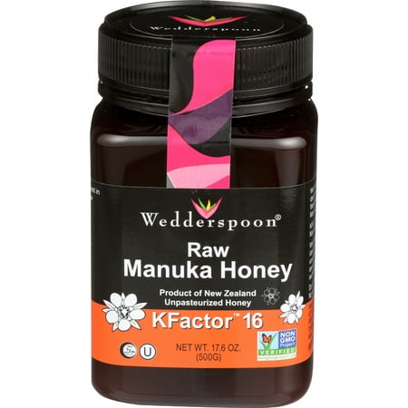 Wedderspoon Manuka Honey Kfactor 16 - 17.6 ounce (Best Medicinal Manuka Honey)