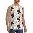 thumbnail image 2 of Daiia Pigs Printed Men's Tank Tops,Casual Soft Sleeveless Gym Muscle Shirts Bodybuilding Tee-3X-Large, 2 of 8