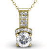thumbnail image 7 of Cate & Chloe Laya 18k Yellow Gold Plated Pendant Necklace with Swarovski Crystals Gift for Women, 7 of 7