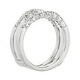 thumbnail image 6 of 0.30 Carat Brilliant Round Natural Diamond Sparkle Engagement Eternity Band for Ladies Solid 950 Platinum Size 7, 6 of 8