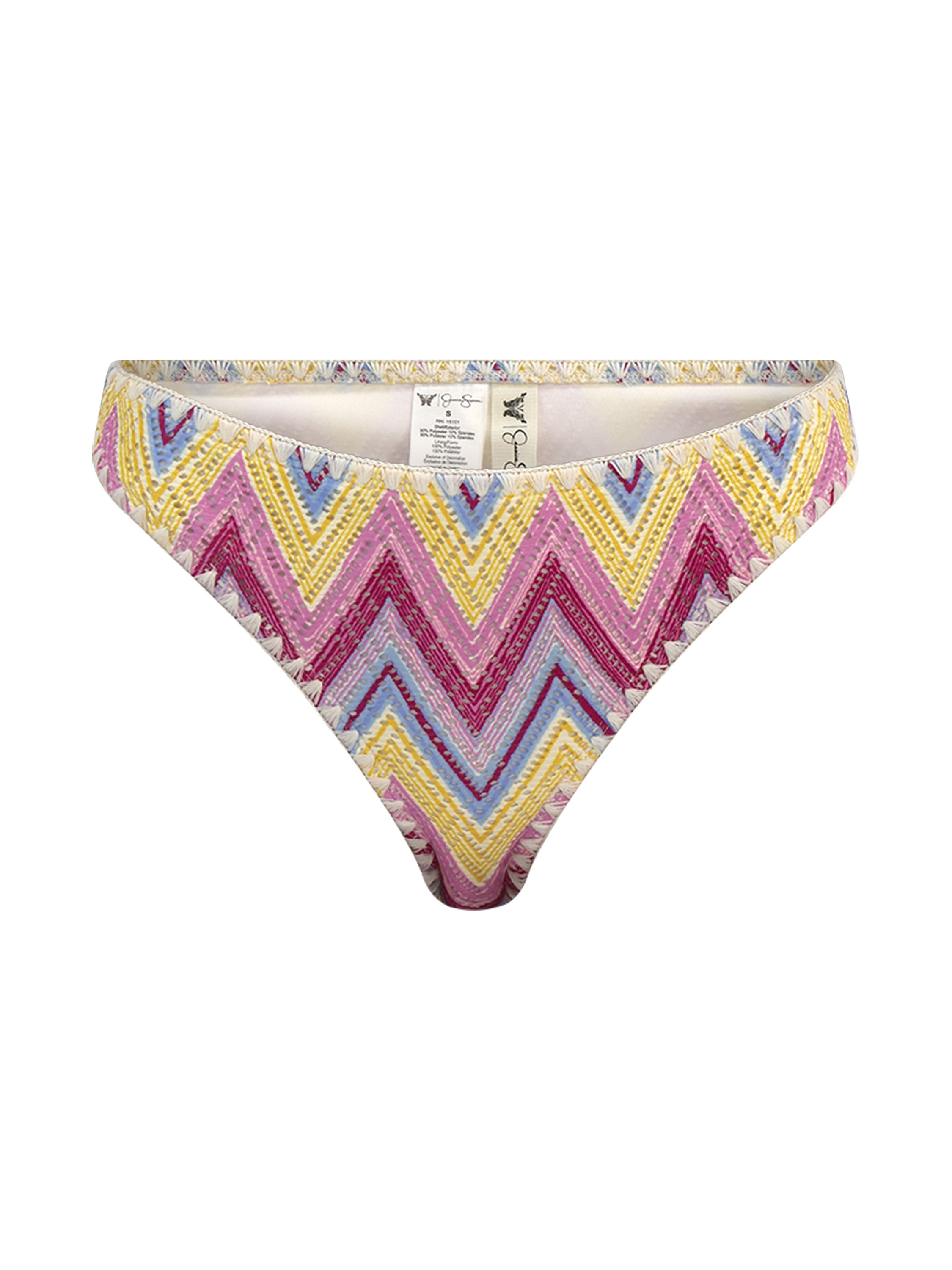 Jessica Simpson Women's Chevron Crochet Bikini Bottoms, Sizes XS-XXL