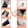 thumbnail image 1 of Guantes para horno Manoplas de silicona para horno, resistentes al calor hasta 260 °C, guantes largos antideslizantes para cocinar y hornear (negro), 1 of 5