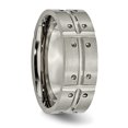 thumbnail image 6 of Titanium 8mm Brushed and Polished Band, 6 of 9