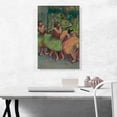 thumbnail image 2 of ARTCANVAS Dancers in Green and Yellow 1903 Canvas Art Print by Edgar Degas - Size: 26" x 18" (0.75" Deep), 2 of 9