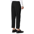 thumbnail image 3 of Lars Amadeus Men's Cropped Pants Slim Fit Flat Front Ankle-Length Dress Pants, 3 of 6