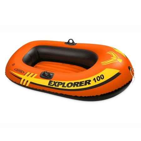 Intex Explorer 100 1 Person Youth Pool Lake Inflatable Raft Row Boat |