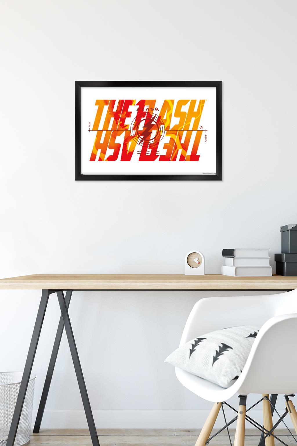 DC Comics Movie The Flash - Reverse Wall Poster, 14.725" x 22.375" Framed