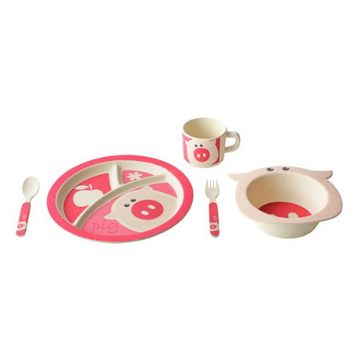Saucer and Plate Plastic Purple Kimmel 21-000-2009-5 Childrens Crockery Set with Cup