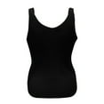 thumbnail image 6 of HAPIMO Women's Summer Tank Tops Solid Color Print Tops Ice Silk Knitting Camisole Sleeveless Shirts for Girls Casual Loose Fit Camis Vest V-Neck Blouse Black L, 6 of 7