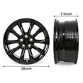 thumbnail image 5 of New 18 x 7.5 Inch Gloss Black Wheels for Honda CR-V 2023-2025, 18" Replacement Wheel Rims, 5 of 12