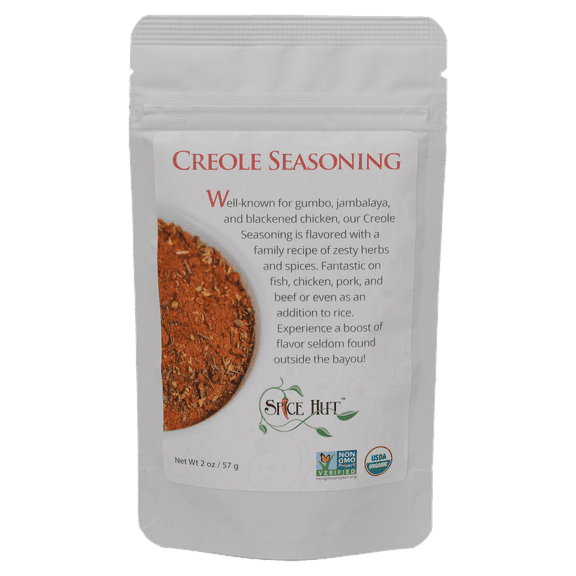 The Spice Hut - Creole Seasoning - Organic, Salt-Free Seasoning - Southern Spice Blend for Jambalaya, Gumbo, Grilling, Vegan, Gluten-Free, Keto -NO MSG- 1LB BULK Resealable Pouch