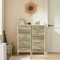 thumbnail image 5 of SWEETCRISPY Dresser With 4 Drawers, Storage Chest For Bedroom, Closet, Living Room, Hallway - Available In Oak, 5 of 8
