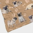 thumbnail image 2 of Pugs Throw Blanket for Home Living Room Decor,Lightweight Blanket Gifts for Women Men Kids Multicolor 50x60inch, 2 of 6