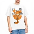 thumbnail image 4 of T-shirt Garfield Mignon pour Hommes et Femmes, Coton, Vêtements d'Été, 4 of 7