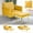 Yellow, variant on ACMEASE Velvet Accent Chair with Adjustable Armrests and Backrest,Single Recliner Armchair with Ottoman,Yellow