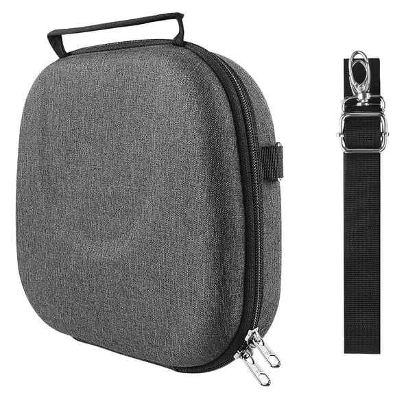 Geekria Shield Gaming Headset Case for Lay Flat Over-Ear Headphones, Replacement Hard Shell Travel Carrying Bag with Cable Storage, Compatible with SteelSeries, Logitech, JBL and More