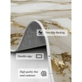 thumbnail image 3 of Abstract Area Rug for Bedroom 5x7 Ft White Marble Pattern Gold Crack Texture Minimalism Super Soft fuzzy Throw Rug Non-Slip Fluffy Plush Indoor Floor Carpet for Living Room Nursery Home Decor, 3 of 8