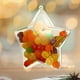 thumbnail image 3 of KAKOWELY 20 piezas de estrellas rellenables de plástico transparente para decorar el árbol de Navidad., 3 of 4