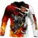 thumbnail image 3 of Sudadera con capucha de bombero para hombre, sudadera con estampado 3D, sudadera con capucha de diseñador de manga larga de otoño para hombre, 3 of 4