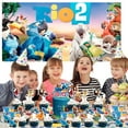 thumbnail image 5 of Rio Party Supplies Decor Plates Fans Decorations Honeycomb Centerpieces Cake Toppers, 5 of 6