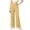 Yellow, variant on yillto Girls Wide Leg Pants Palazzo Lightweight Casual Elastic Waist Loose Athletic Pant Sweatpants