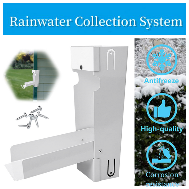Rainwater Collection System Fits 3 x 4 Inch Residential Downspouts