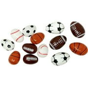 13 Fillable Sports Plastic Easter Eggs (Basketball, Football, Baseball, Soccer)