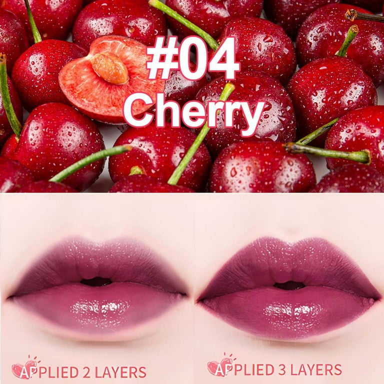 Mcolor Colors Water Fruit Lip Tint Stain, Mini Liquid Lipstick