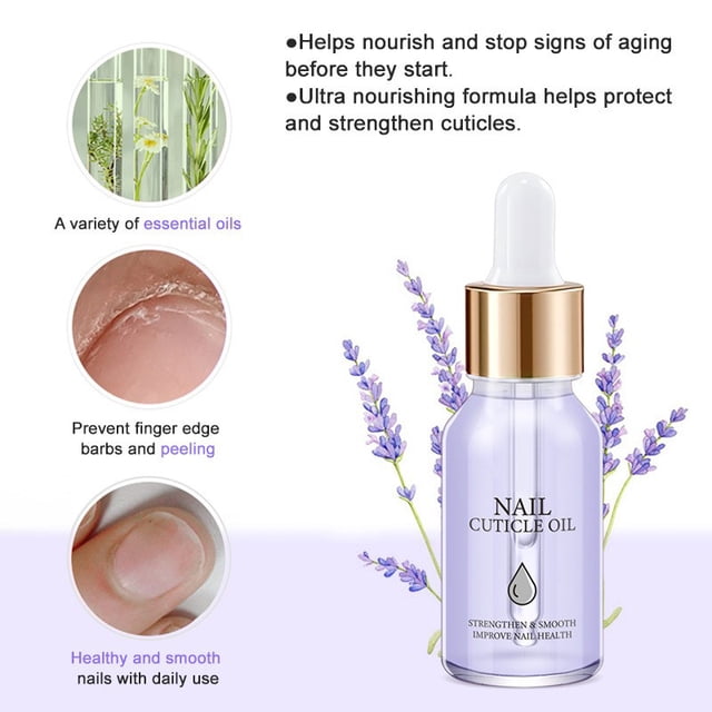 Aceite para uñas Nail Art, líquido nutritivo para uñas muertas y reparación de uñas apáticas, aceite suavizante para uñas, 15 ml