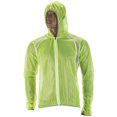 thumbnail image 2 of Green Waterproof Cycling Raincoat Breathable Lightweight Polyester Outdoor Rain Poncho 18.89 inches, 2 of 4
