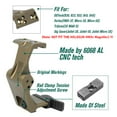 thumbnail image 2 of FTC Magnifier Mount with Fast QD Lever 2.26"/2.91" Optical Centerline Height,Quick Release&Flip-to-Center Mechanism,Compatible G30,G23,G33,G43,G45,3X,6X Etc (2.26" BK), 2 of 7