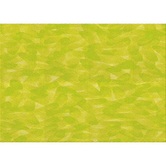 Ahgly Company Tapis d'Intérieur Lavables en Machine, Rectangle Transitionnel Jaune Canari, 7' x 9'