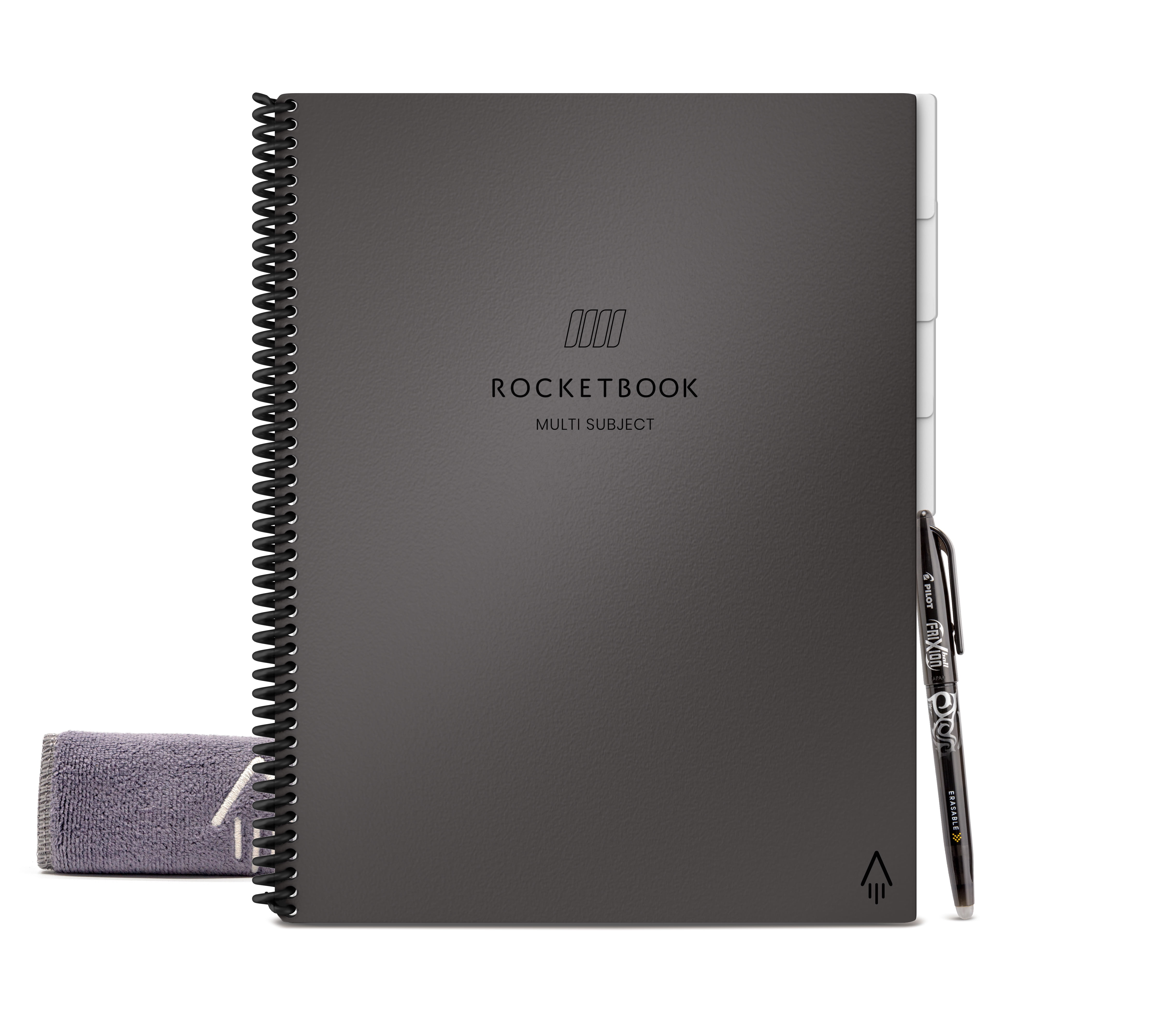 Rocketbook Multi-Subject Smart Reusable Notebook, Lined, 70 Pages, 8.5