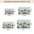 thumbnail image 4 of Summer Tropical Leaves Door Mat Indoor Outdoor, Green Botanical Palm Trees Non Slip Welcome Mat with Rubber Backing, Absorbent Fabric Front Door Mats Entryway Rug for Home Patio Entrance 24"x36", 4 of 8