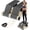 Beige/Black, variant on Air Stepper Exercise Machine with Resistance Bands,Compact Mini Stair Stepper for Workout, Adjustable Height,LCD ,Low- Cardio Trainer,300 lb Capacity